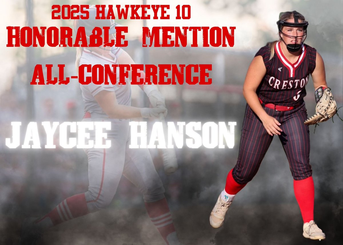 2025 Hawkeye 10 All-Conference Honorable Mention 
<a href="/JayceeHanson2/">Jaycee Hanson</a>