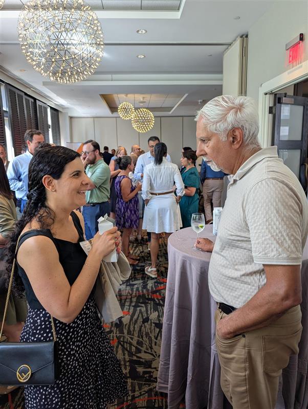 AUTM's tweet image. Tech Transfer & Tapas is happening right now in Boston! We're celebrating the city's vibrant innovation ecosystem with a networking event that has brought together industry professionals, university leaders, and federal lab experts connect over delicious tapas.