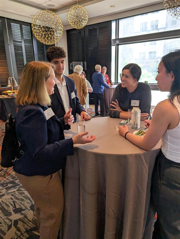 AUTM's tweet image. Tech Transfer & Tapas is happening right now in Boston! We're celebrating the city's vibrant innovation ecosystem with a networking event that has brought together industry professionals, university leaders, and federal lab experts connect over delicious tapas.