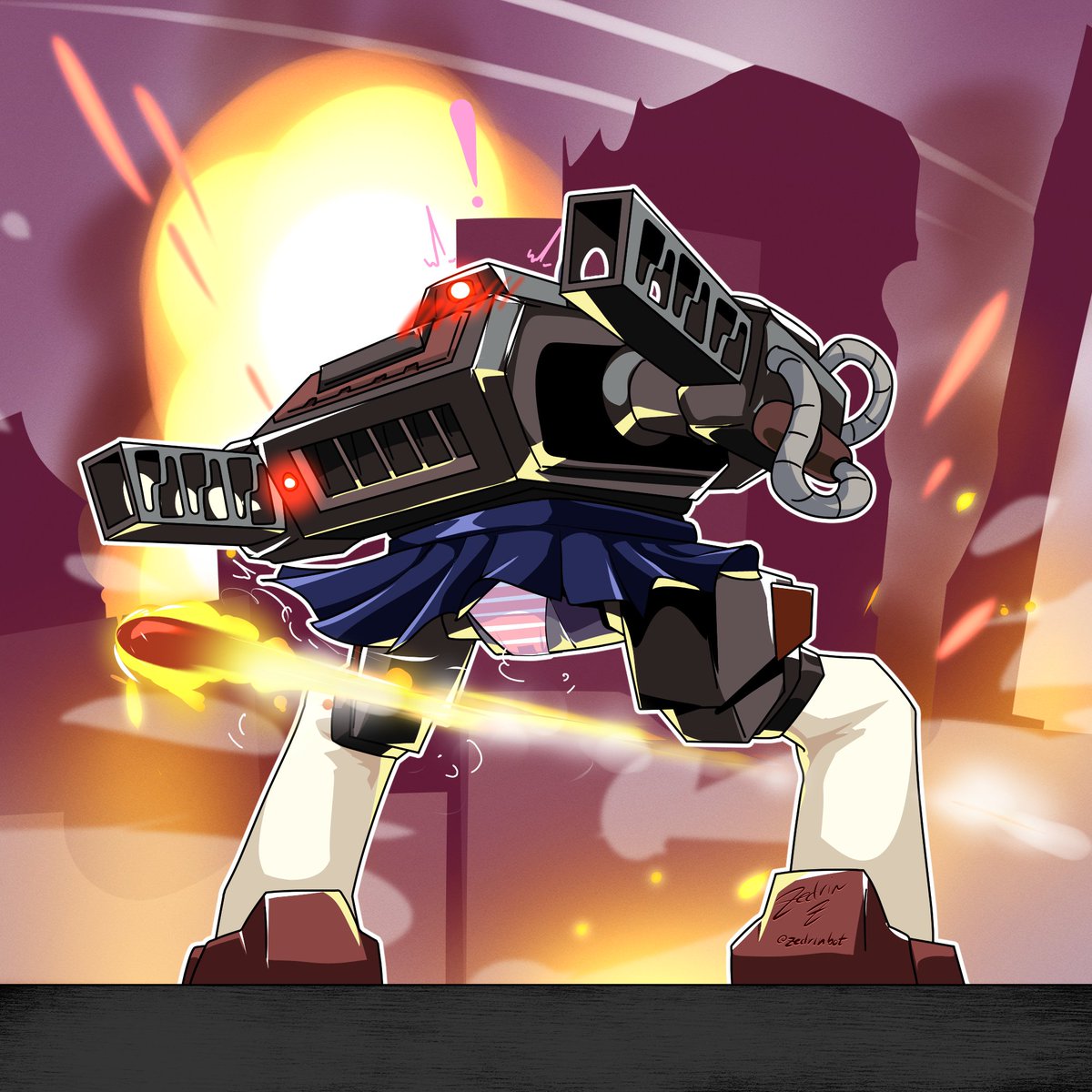 Zedrinbot's tweet image. The new War Strider felt like it was missing something...
#Helldivers2