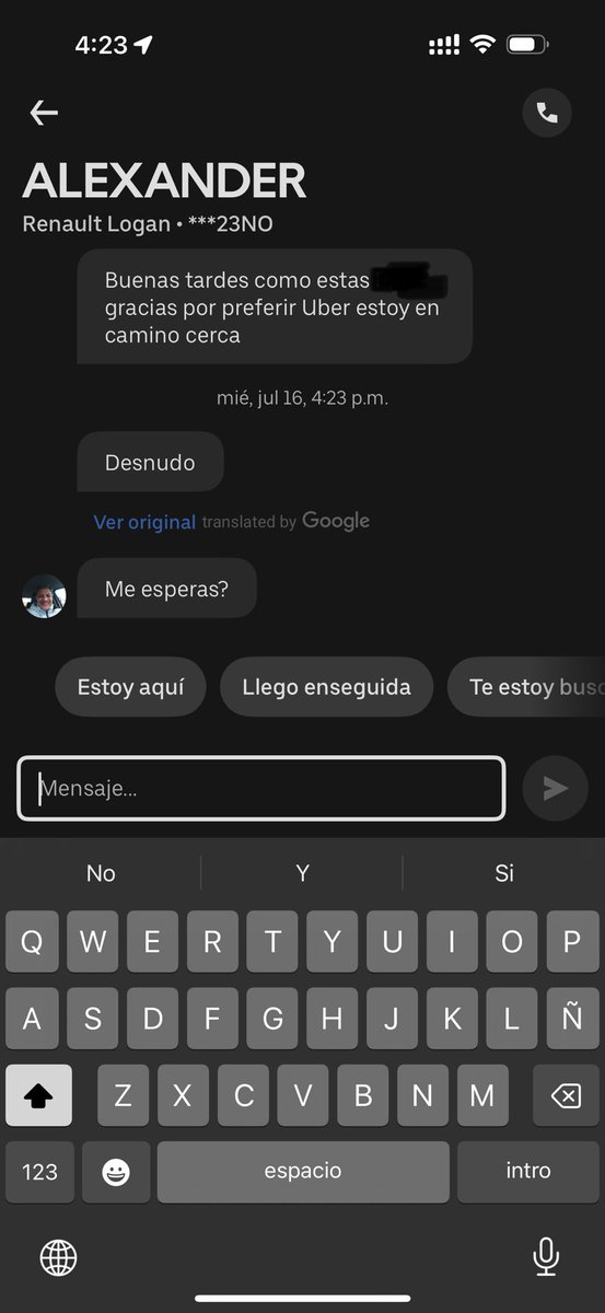 mpdwashere's tweet photo. Hola ⁦⁩ ⁦@Uber_ARG⁩ Al menos me avisó para que decidiera si quería seguir esperando https://t.co/Gg8TCfKv5M