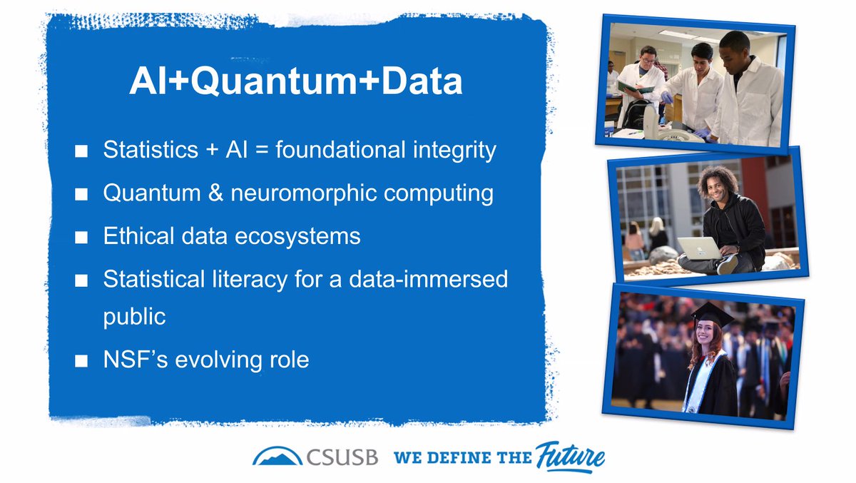 How to nurture #statistics future the next 75 yrs?

#instats closing keynote Past ASA President
<a href="/sas3pantula/">Sastry G. Pantula</a> 
✔️fundamental, paradigm-shifting research
🫶junior researchers
🎯interdisciplinary partnership
🆙inclusion agile innovative
🤝coalition w academia industry foundation
+👇