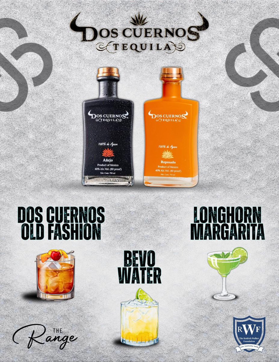 sirrod3's tweet image. Y’all didn’t know my tequila just hit the market!
We are serving it tomorrow at the Casino Night Fundraiser for Alzheimer’s! #DosCuernosTequila! 🥃🍹🍸
Dos Cuernos = 2 Horns 🤘🏾
#GrindFlu!😷💪🏾