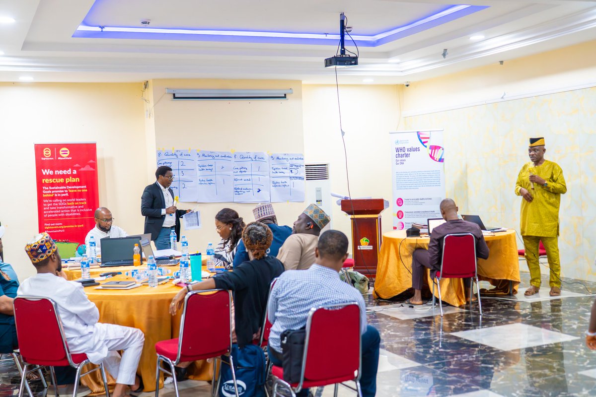 WHO Nigeria (@whonigeria) on Twitter photo The <a href="/Fmohnigeria/">Federal Ministry of Health, NIGERIA</a>,with support from <a href="/WHO/">World Health Organization (WHO)</a> and Partners @SightsaversNG is developing a strategic National action plan with priority interventions to advance health equity for persons with Disabilities – a major step towards inclusive healthcare for persons with disabilities. The <a href="/Fmohnigeria/">Federal Ministry of Health, NIGERIA</a>,with support from <a href="/WHO/">World Health Organization (WHO)</a> and Partners @SightsaversNG is developing a strategic National action plan with priority interventions to advance health equity for persons with Disabilities – a major step towards inclusive healthcare for persons with disabilities.