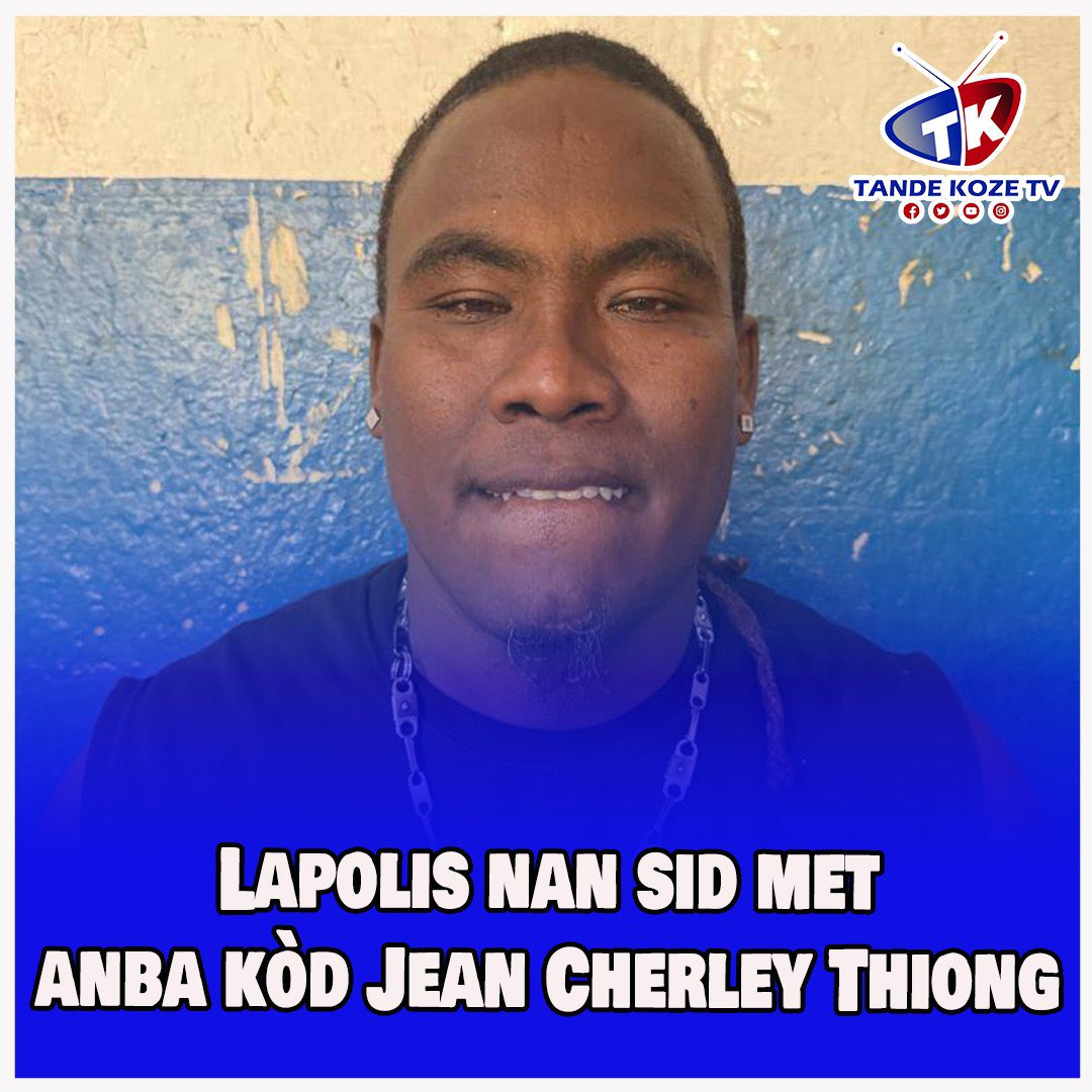 Tandekozeht's tweet photo. SDPJ nan sid mare kou krab Jean Cherley Thiong ki ta yon alye ansyen CG Ronald Richemond akòz pèmi zam li  ki ekspire. Non Jean Cherley te site byen fò nan lanmò Reginald ki te nan baz vèkèlè. 
Dosye a suiv…

Tande koze https://t.co/E3DtnAR8vR