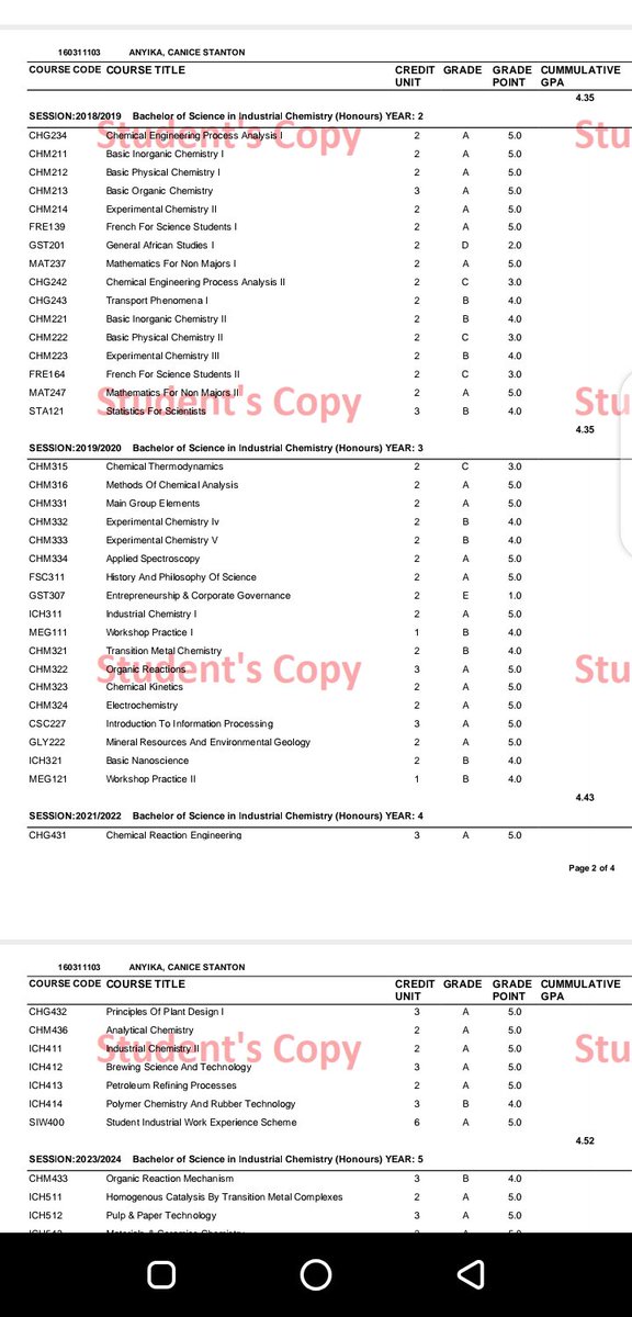 CaniceAnyika's tweet photo. @adekunleGOLD BSc Industrial Chemistry

CGPA : 4.58/5.0 (First class Hons) https://t.co/zLxv2jimNL