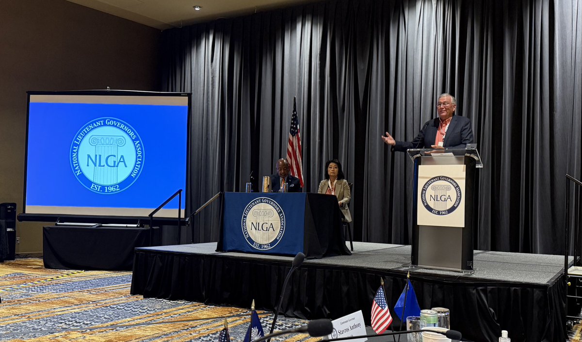 Idaho Lt. Governor Scott Bedke and Hawaii Lt. Governor Sylvia Luke share their unique perspectives on water policy and agriculture to today’s NLGA Annual Meeting.