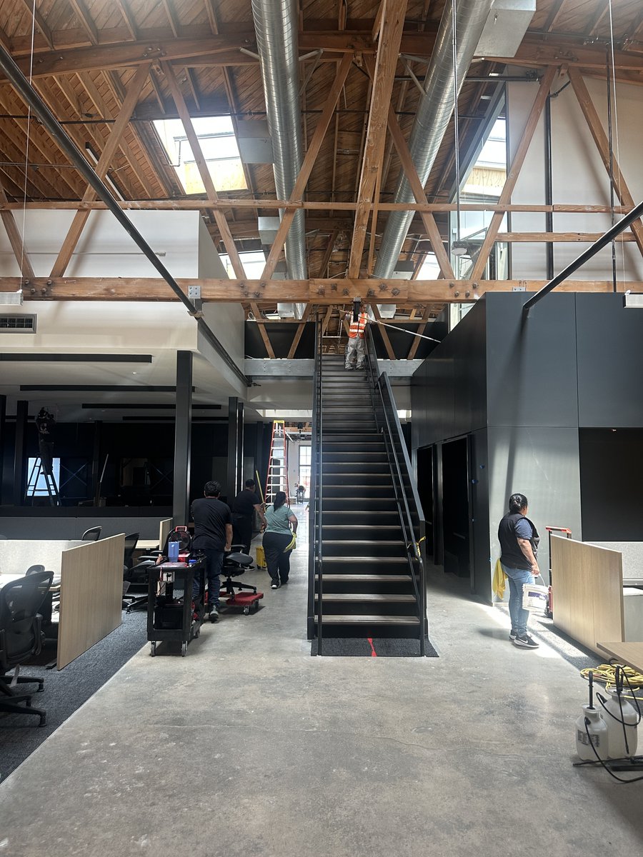 lightspark's tweet image. We’re almost there — the finishing touches are going in.
Excited to open the doors soon to our friends, partners, and the whole team.
Stay tuned for the new HQ reveal⚡️