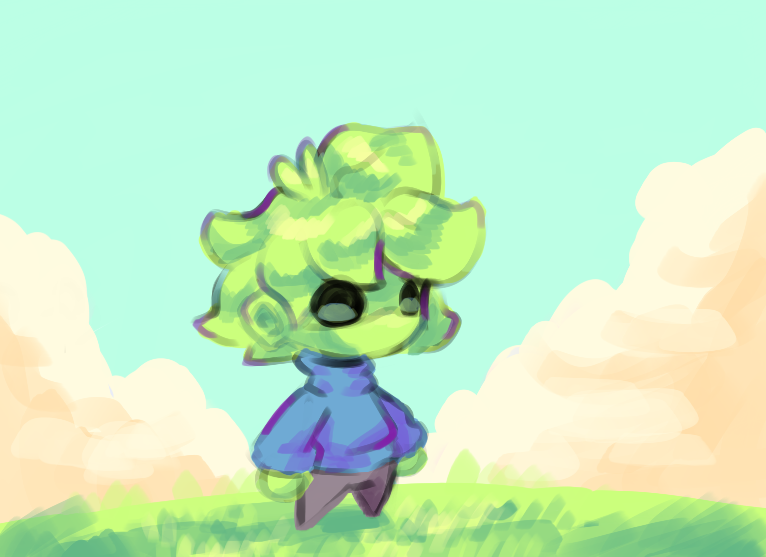 CaesarScribbles's tweet image. Gonna rebrand as this little plant creature, but I haven't fully decided on a name for him yet... 😅
