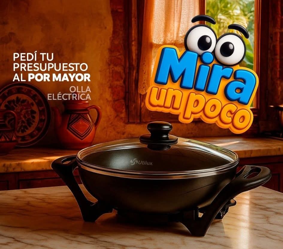 arecovazquez's tweet image. Línea Hogar - Que no FALTE en tu HOGAR
Olla Eléctrica Utilux
Pedidos al Wsp +595 983 602043

#Utilux #Panelart #Soprano #Utensilios #Termos #HervidoraElectrica #PlatoDePorcelana #Licuadora #BowlDePorcelana #TazaDePorcelana #Estufa #MarmitaDoble #Sartenes #Cafetera #OllaElectrica