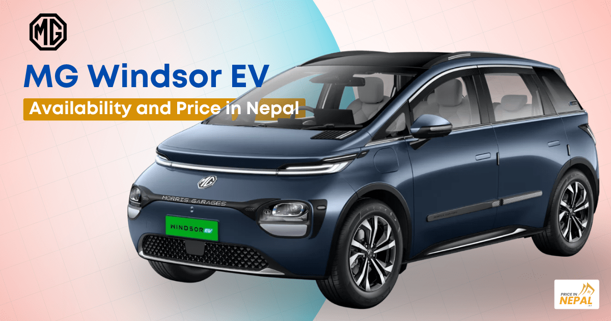 priceinnepal_'s tweet image. Read article: priceinnepal.net/mg-windsor-ev-…

Short Detail: MG Windsor EV launched in Nepal starting at Rs. 37.99 Lakh, offering 332 km range and stylish design in two feature-packed variants.

Hashtags: #priceinnepal #MGWindsorEV #ElectricCarsNepal #EVPriceNepal #MGCars