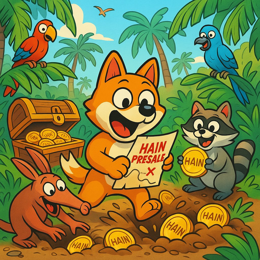 HAINCoin's tweet photo. ๐ด Deep in the jungle, Doggoe and crew just struck HAIN gold!
They followed the mapโฆ and found the Presale Treasure! ๐บ๏ธ๐พ
https://t.co/SVGMP3ZVYa
๐ฏ 1 HAIN = $0.000000001
๐ช Boom Town!
๐ No limits. No deadline. All adventure.
#CryptoTreasure #Doggoe #MemecoinAdventure ๐ถ https://t.co/DVo1By95Vg