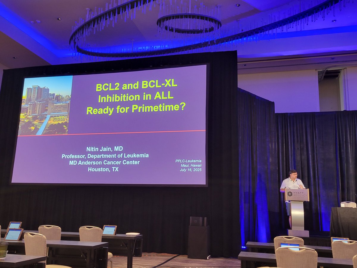 FadiHaddad_MD's tweet image. Recent updates & great discussions in #ALL at the #PPLC2025 chaired by @NitinJainMD
🔹CNS diease by @RyanCassaday
🔹Ph + & - ALL by @LuskinMarlise
🔹BCL-2 / BCL-XL inhibitors by @NitinJainMD