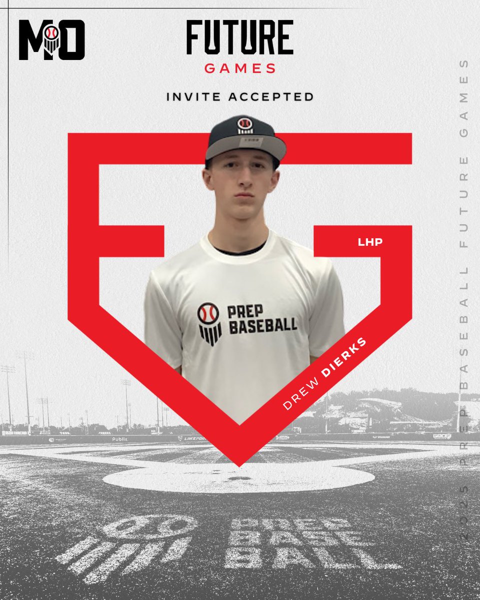 Prep Baseball Missouri (@prepbaseballmo) on Twitter photo ๐๐ก๐ฉ๐๐ง๐ ๐๐๐๐๐ฃ๐ง๐๐ โ
LHP Drew Dierks (Francis Howell) is locked to represent Team Select at the 2025 <a href="/prepbaseball/">Prep Baseball</a> Future Games!
๐ค: loom.ly/5Z06MOo // <a href="/DierksDrew/">Drew Dierks</a> ๐๐ก๐ฉ๐๐ง๐ ๐๐๐๐๐ฃ๐ง๐๐ โ
LHP Drew Dierks (Francis Howell) is locked to represent Team Select at the 2025 <a href="/prepbaseball/">Prep Baseball</a> Future Games!
๐ค: loom.ly/5Z06MOo // <a href="/DierksDrew/">Drew Dierks</a>