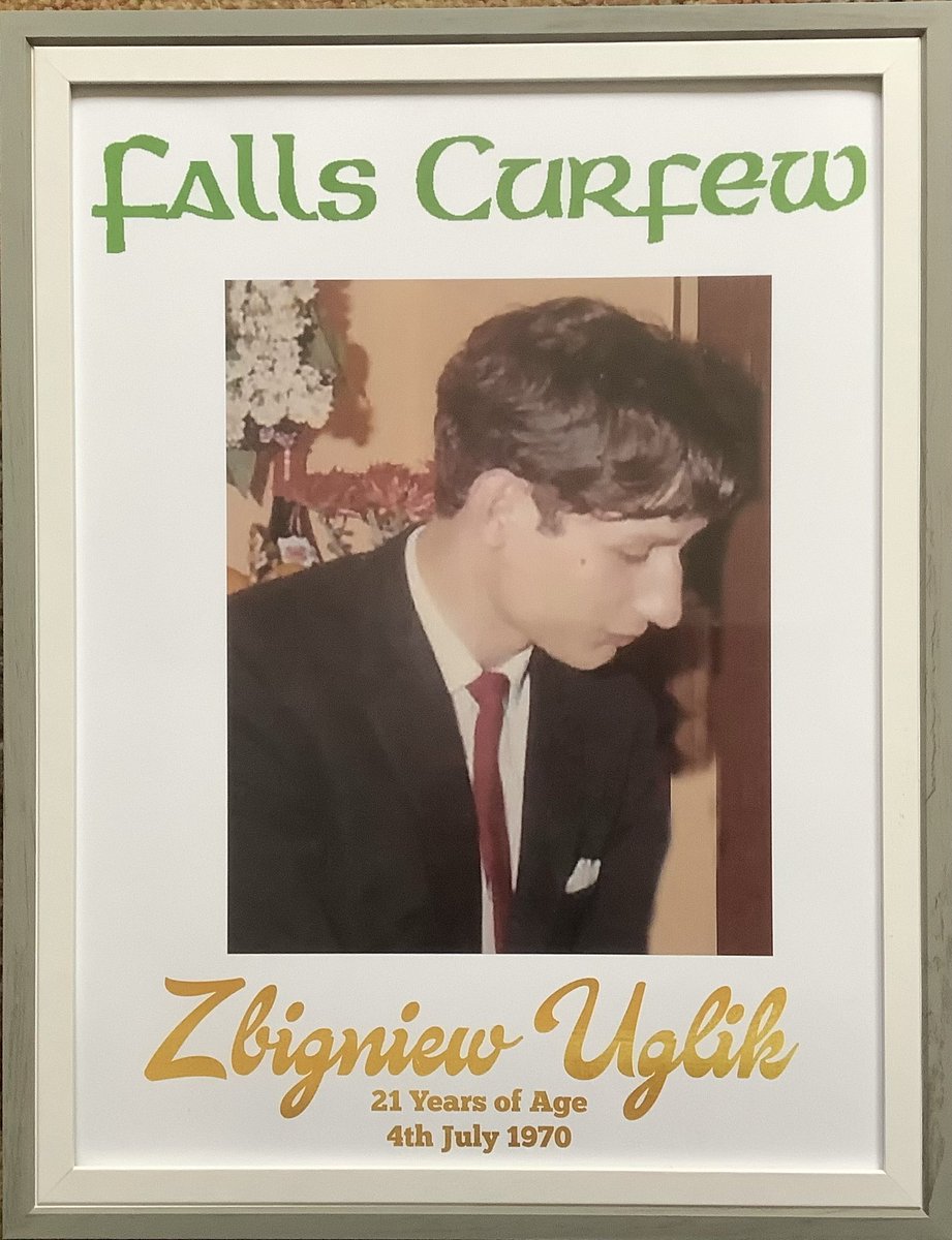 FallsCurfew's tweet image. Zbigniew Uglick 21year old Polish/London postman & photographer shot dead by British Crown Forces hours after he arrived in Belfast July 1970 #FallsCurfew
Support our campaign for an independent Panel of Inquiry chaired by Michael Mansfield KC
gofund.me/804a5fb3