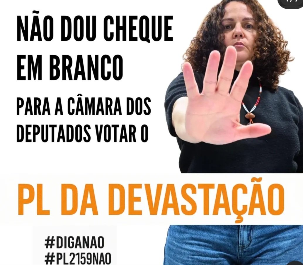 anavcello's tweet image. #DigaNão
#PLdaDevastação