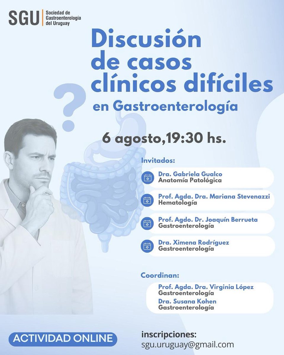 Próxima actividad SGU online!