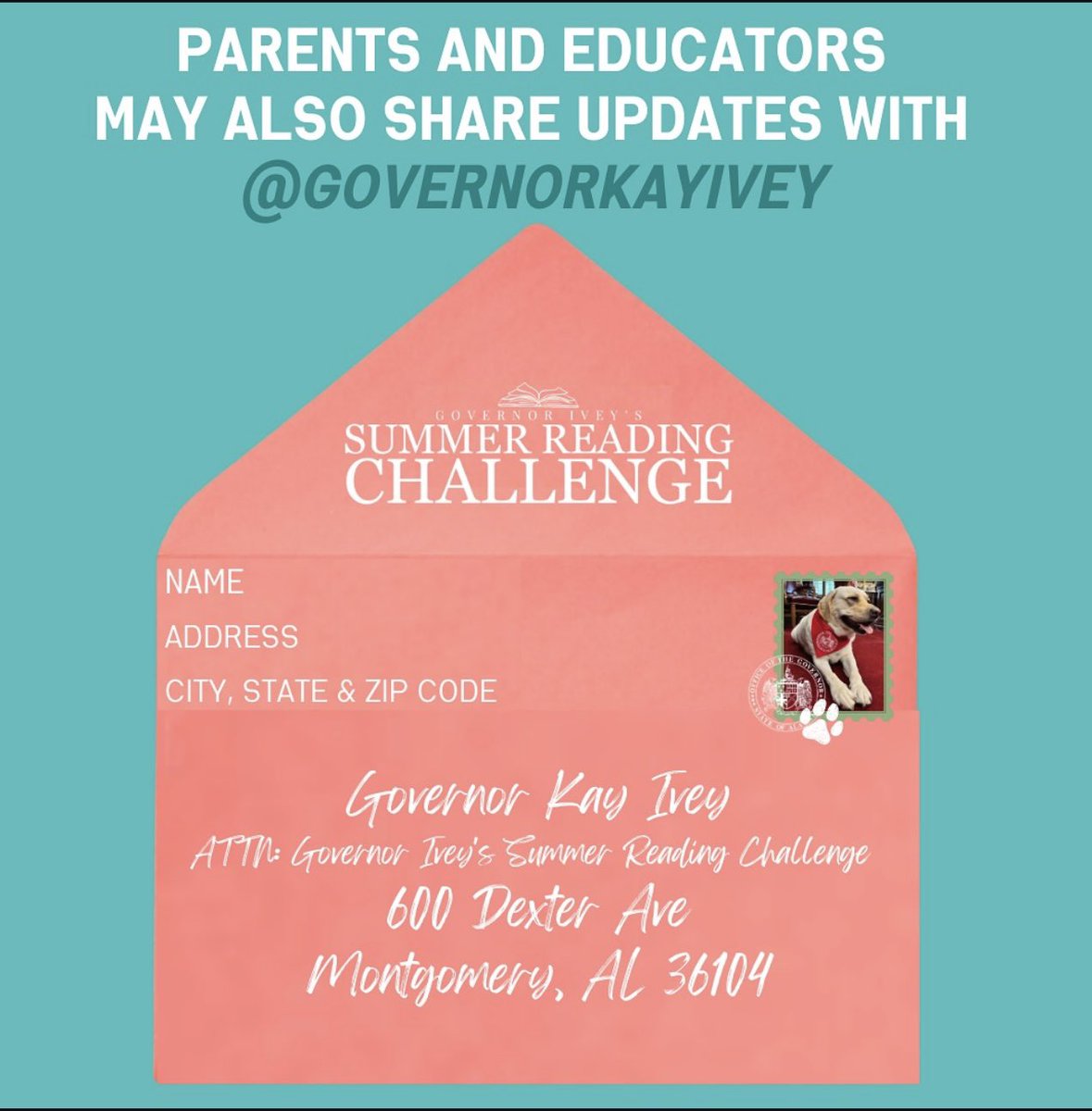 Be a part of <a href="/GovernorKayIvey/">Governor Kay Ivey</a>’s Summer Reading Challenge