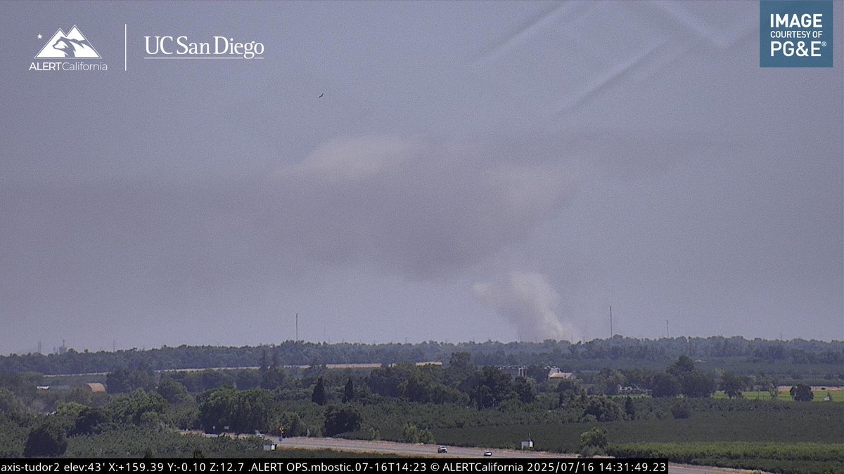 CAWildfiretrack's tweet image. New start in Sacramento County, 1/2 Mile Southwest of Elverta Road & E Levee Road, Rio Linda.
The fire is 30 acres with a dangerous rate of spread and an immediate structure threat per the copter overhead.
Starting 2nd alarm response. No name yet.