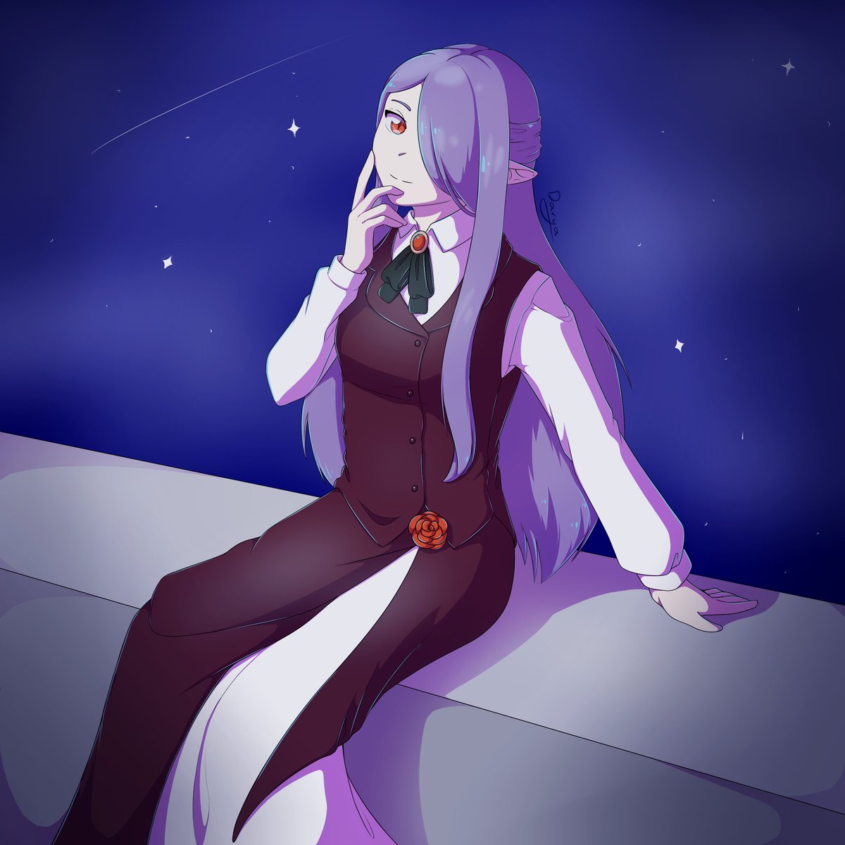 Darya_3d's tweet image. Thank you so much for coming to today's stream!! We finished this artfight attack for the really talented @Ananatze and raided the wonderful @FreshTeaVT 💜
Go show some love to these lovely artists!! 💜✨