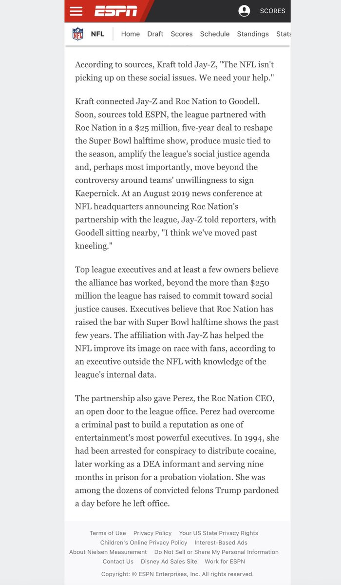 nessnitty's tweet image. ‼️‼️‼️📣📣📣
@NICKIMINAJ exposing the smear campaign tactics that Jay-Z, Roc Nation, Desiree Perez did to her behind the scenes, is VERY similar to what I was told they did to @Kaepernick7 when Jay purposely co-opted Colin’s protest by siding with the NFL to help “their image”…