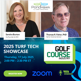 SolarPondHawk's tweet image. Is your golf course pond plagued by stagnant water or algae blooms? Join us at the 2025 Golf Course Industry Turf Tech Showcase to learn how PondHawk® can help! Reserve your spot for our session on July 17 at 2 PM ET.  #GolfCoursePond
#GCITurfTechShowcase #PondAerator
