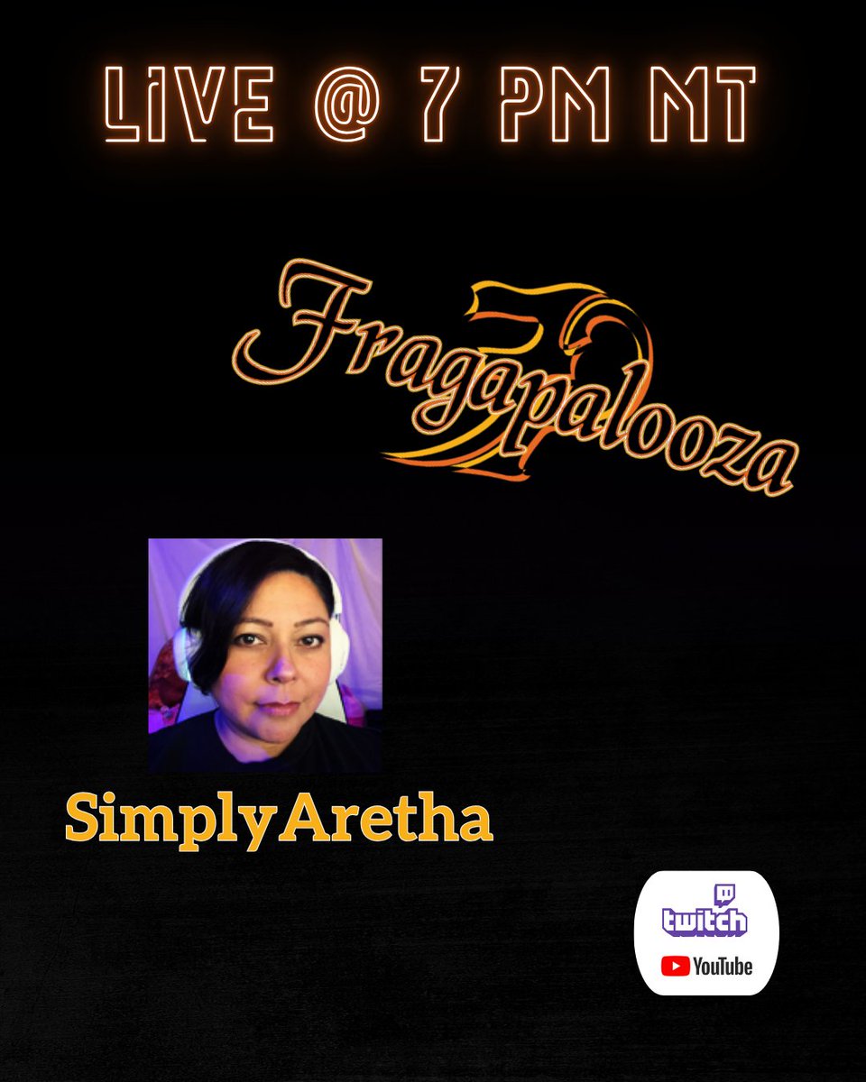 <a href="/simplyaretha/">Simply Aretha</a> is doing some Dead By Daylight!!
30 min Warning --- hopefully at the 30min mark this time... darn time zones are tricky

#fragapalooza2025 #fpevents #DeadbyDaylight #twitchstreamer #youtubestreamer