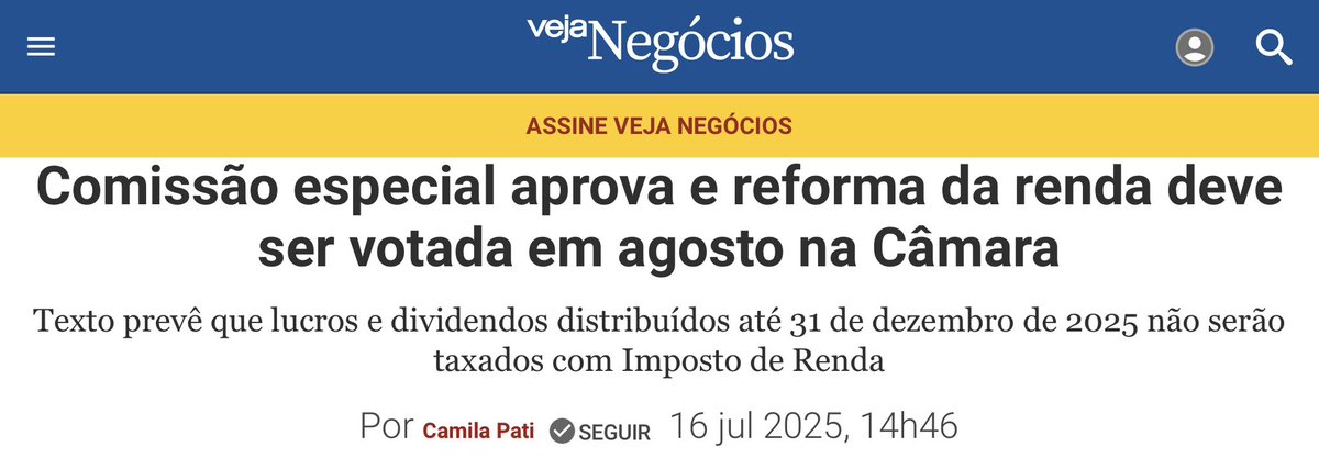 Com orgulho avançamos na luta por justiça fiscal! 
Aprovamos na Comissão Especial o projeto que amplia a isenção do Imposto de Renda para quem ganha até R$5 mil.
Alívio no bolso de milhões de brasileiros e passo firme rumo a um sistema mais justo.
Agora é aprovar no plenário! 👊🏽