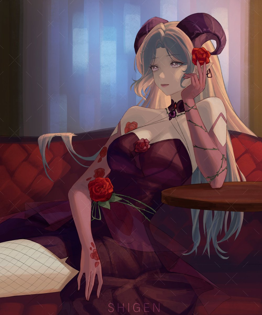 shigenmoshi's tweet image. Another lovely commission! Thank you so much🌹
#VGen #VGenComms