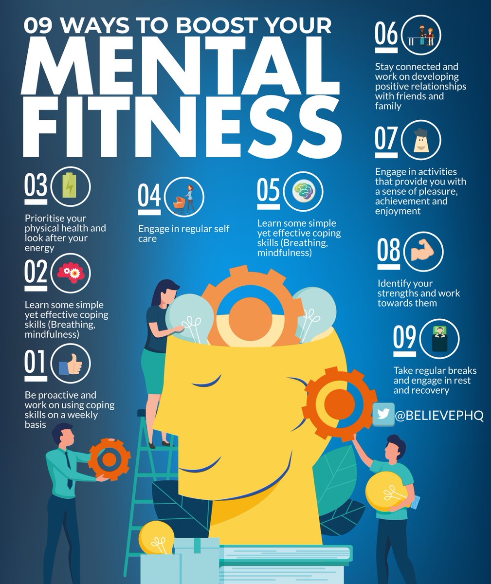 Ian Kremer (@lead_coalition) on Twitter photo Please re-Tweet to raise awareness about these 9 ways to boost your mental fitness
(image: <a href="/BelievePHQ/">BelievePerform</a>) #mentalhealth #Alzheimers #dementia Please re-Tweet to raise awareness about these 9 ways to boost your mental fitness
(image: <a href="/BelievePHQ/">BelievePerform</a>) #mentalhealth #Alzheimers #dementia