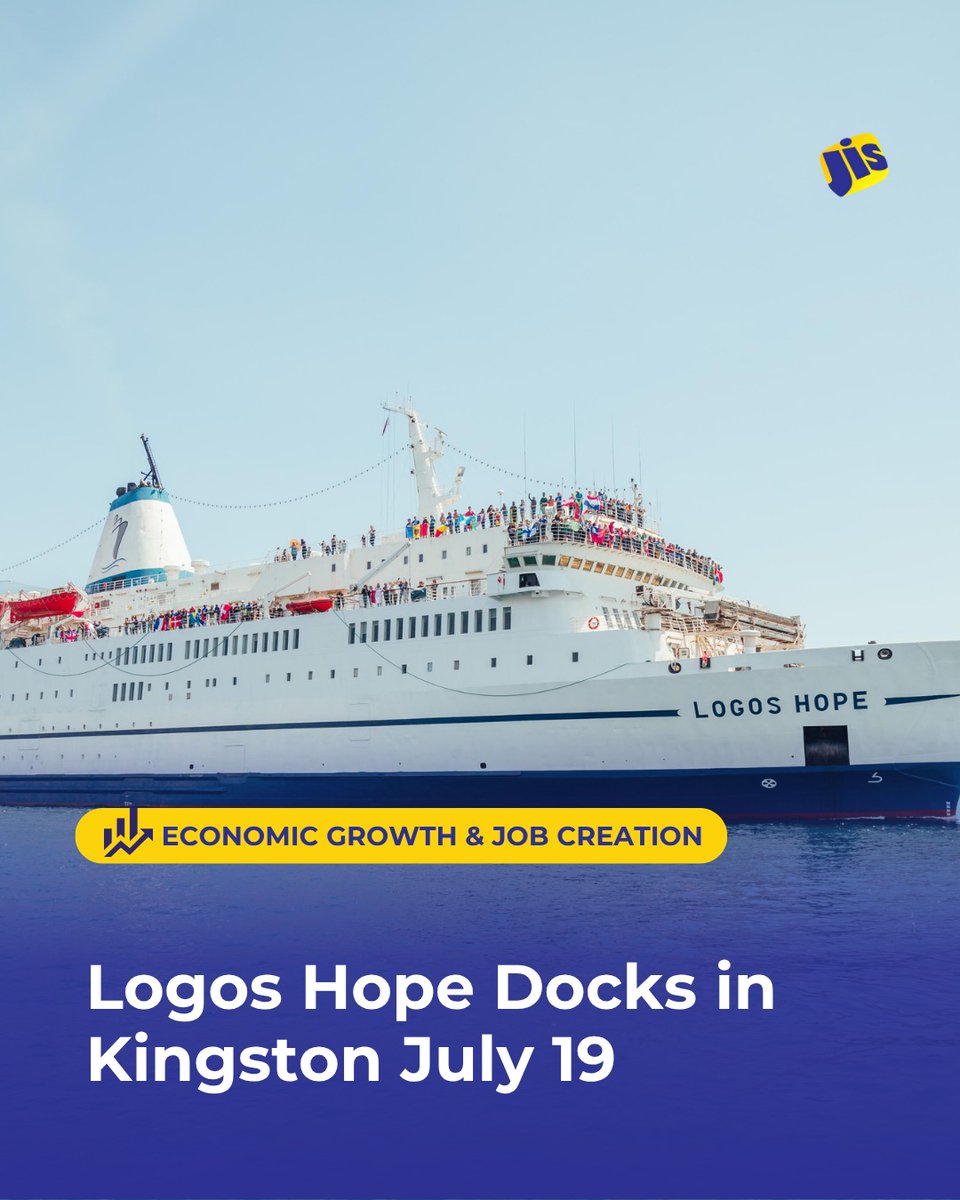 The world’s largest floating book fair, Logos Hope, returns to the island on July 19.

The ship will be docked in Kingston at the Cement Coal Pier for one month, until August 19, then sail into Montego Bay from August 22 to September 14.

Opening hours in Kingston are Tuesday to