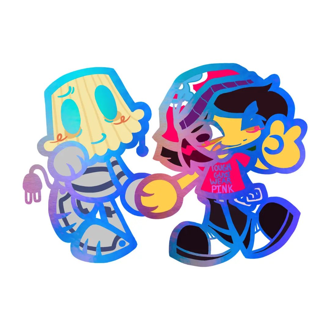 NotMakos's tweet image. THE INFECTED PLUSHIE CAMPAIGN HAS BEEN EXTENDED!!!
IF WE SELL 7000 TOTAL GUYS BY THE NEW DEADLINE Y'ALL GET A FREE STICKER!!
(unfortunately they are holding hands, twas not our decision)
