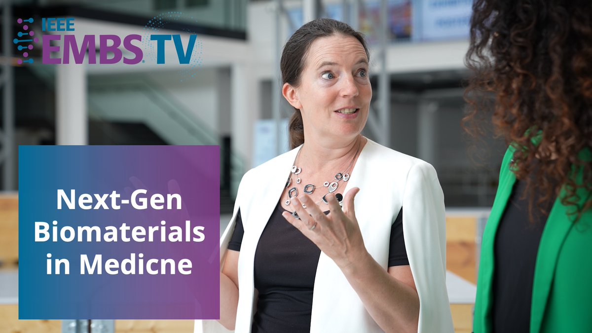 WebsEdgeScience's tweet image. EMBS TV sits down with Prof. Dame Molly Stevens from the @UniofOxford to discuss her pioneering work at the intersection of bioengineering, materials science, & medicine—developing new biomaterials. @IEEEembs #EMBC2025 youtu.be/tL63U1ktyck