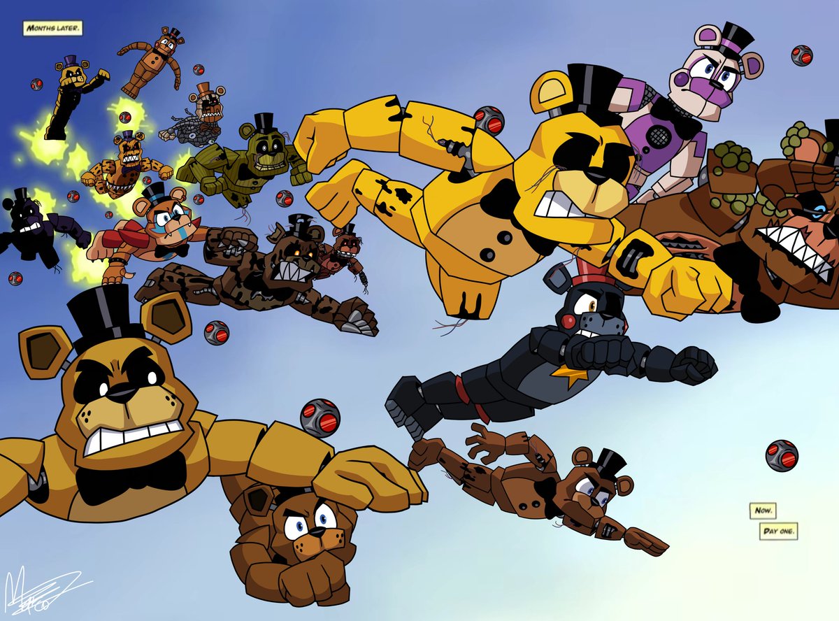 _MarcoBP_'s tweet image. Fazbear War (part 2).
#FNaF #FNaFfanart #Invincible #Invinciblefanart