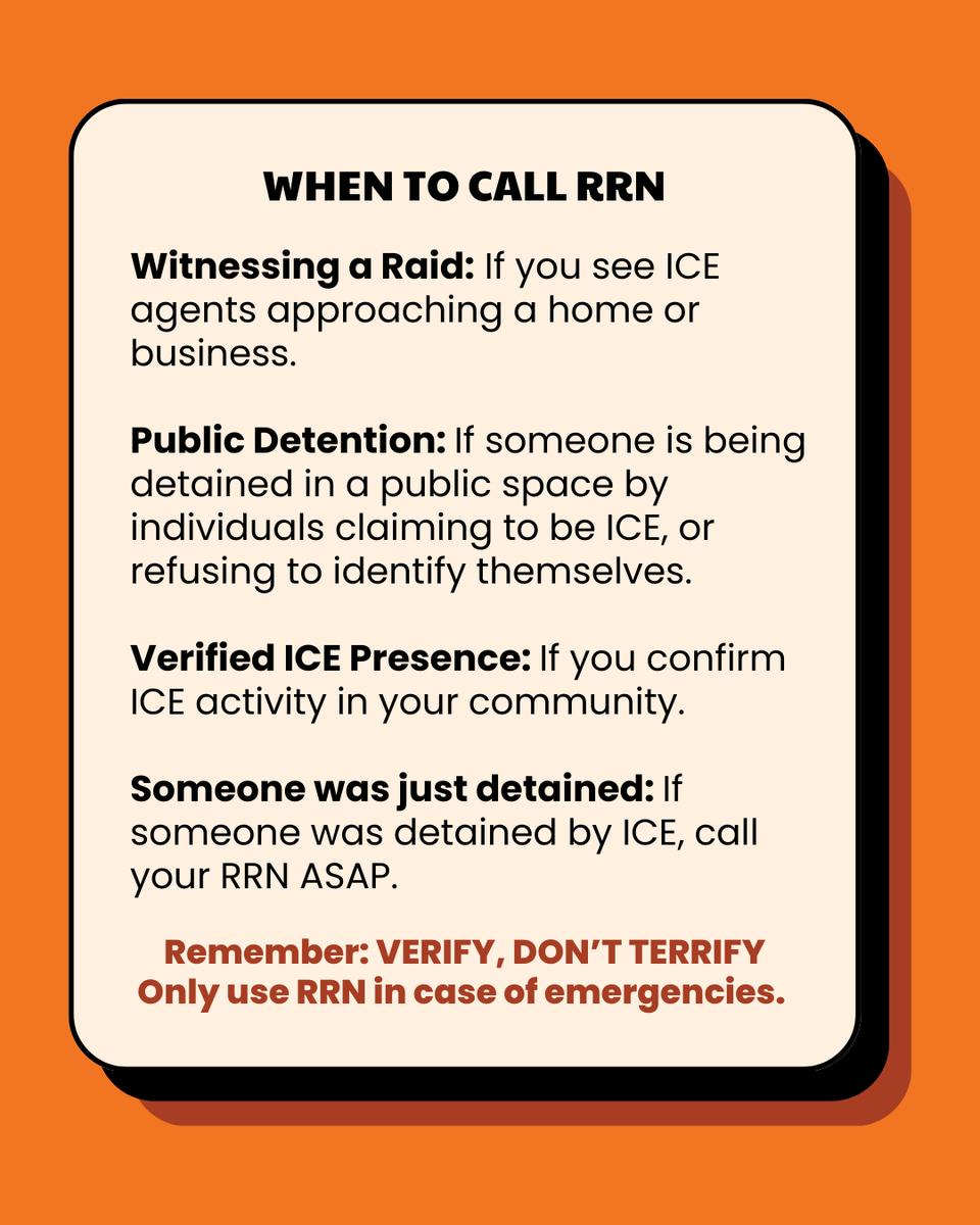 CWaterC's tweet image. What Are RRNs & How Do They Work? Learn how Rapid Response Networks are vital in protecting our immigrant communities. Here is a breakdown of what these networks are & how to use them effectively. For a complete list of RRNs in CA, visit👉 ccijustice.org/carrn