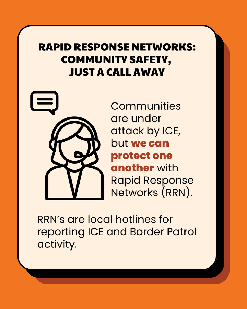 CWaterC's tweet image. What Are RRNs & How Do They Work? Learn how Rapid Response Networks are vital in protecting our immigrant communities. Here is a breakdown of what these networks are & how to use them effectively. For a complete list of RRNs in CA, visit👉 ccijustice.org/carrn