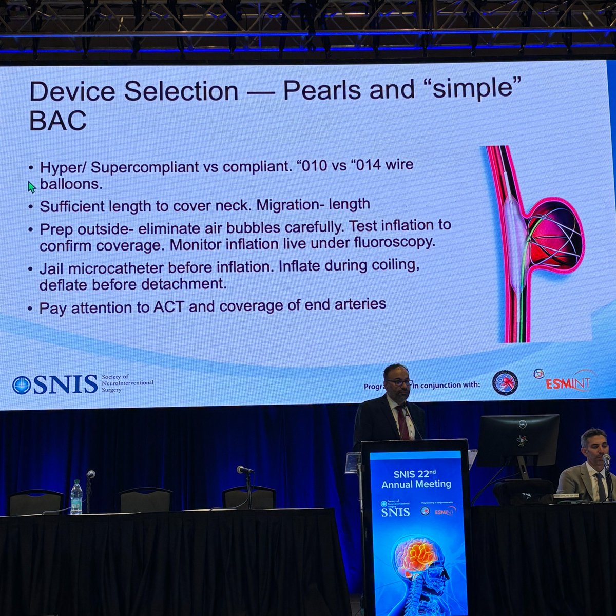 JNIS_BMJ's tweet image. Dr. Ajit Puri talking about classic balloon remodelling for aneurysm treatment. #SNIS2025 @SNISInfo @esmintsociety @cvsection @fcalbuquerque51 @dr_mchen @DanniDiestro @MattAmansMD @ducruetaf @MattFusco_MD @DrAltschul @cruzcerebri @niko_mou @aliyasiddiqui04