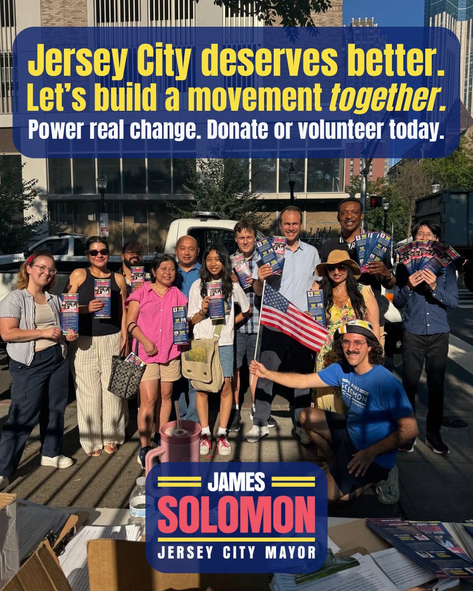 SolomonforJC's tweet image. Every great grassroots movement has everyday heroes behind it. Today, that could be you.
When you donate or volunteer with Team Solomon, you’re fueling a fight for housing, safety, and bold leadership
Help us win in November. Links to donate and volunteer in bio.