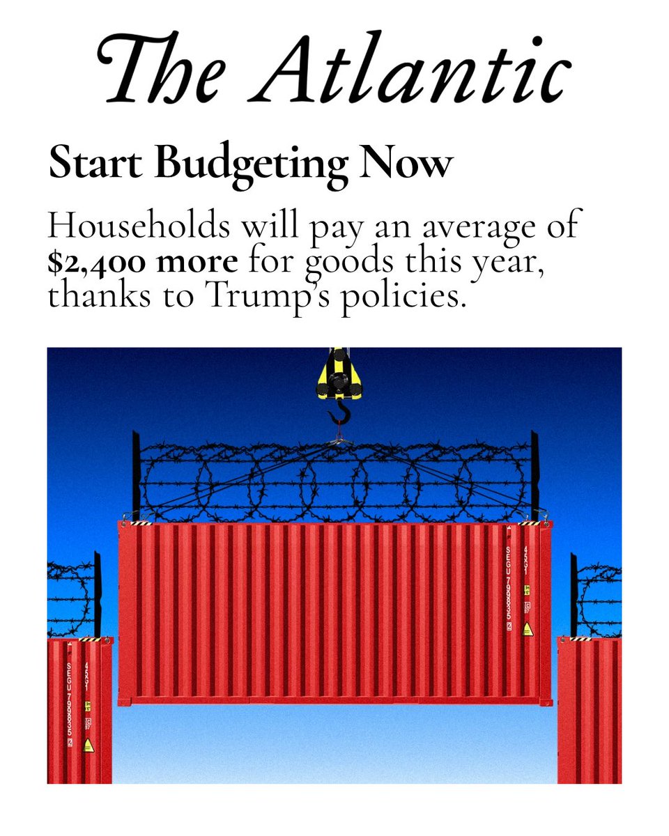RepDelBene's tweet image. Hardworking Americans are expected to pay $2,400 more this year because of Trump’s reckless tariffs. Families can’t afford this economic uncertainty. Congress could stop this chaos at any point, but Republicans refuse to stand up to Trump.