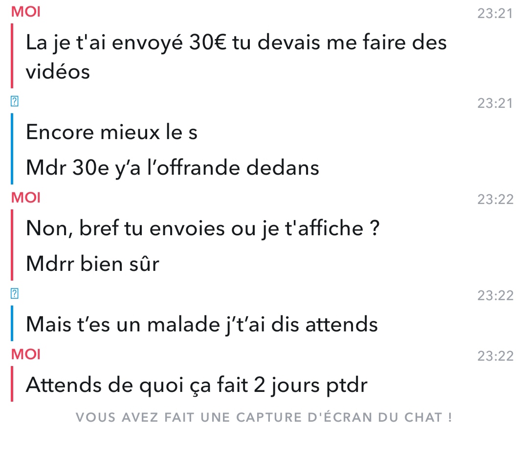🚨 attention arnaqueuse !

@Myriam565285 

Ne respecte pas ses engagements, ne lui envoyez rien ⚠️