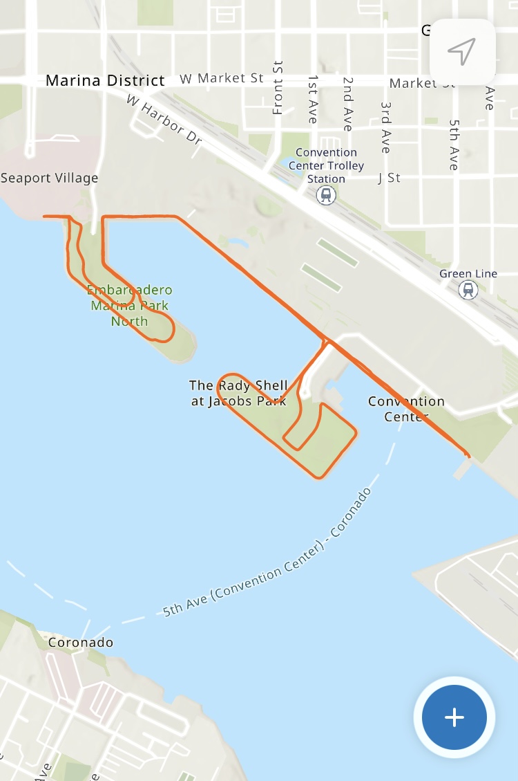 EosGNSS's tweet image. Skadi goes the distance! 🏃Manny Lopez of ASM Affiliates more than ran the #EsriUC 5K Fun Run — he mapped it! Using a Skadi 100 #GNSS receiver &amp;amp; #ArcGISFieldMaps, he captured his exact route in real time. 🛰️👟

Try Skadi for yourself in Booth 925: ow.ly/RnOb50WqTpK #EosGNSS