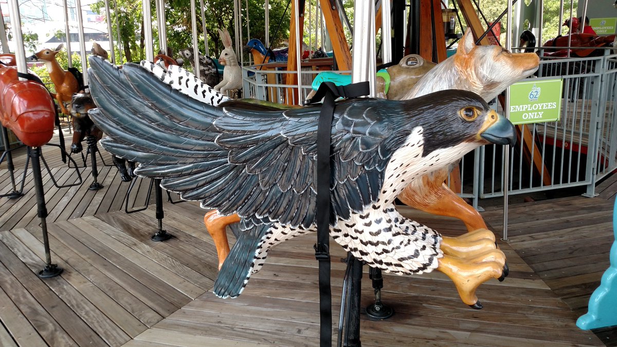HudsonRiverPark's tweet image. Take a ride on the wild side — 33 hand-carved animals are waiting to meet you at the Pier 62 Carousel! Which one will you choose?
Drop by Thursdays through Sundays, 11:00 AM to 7:00 PM, for a fun family outing with stunning riverfront views. 🎠🐻🦆
📍Pier 62 at W 22 St.