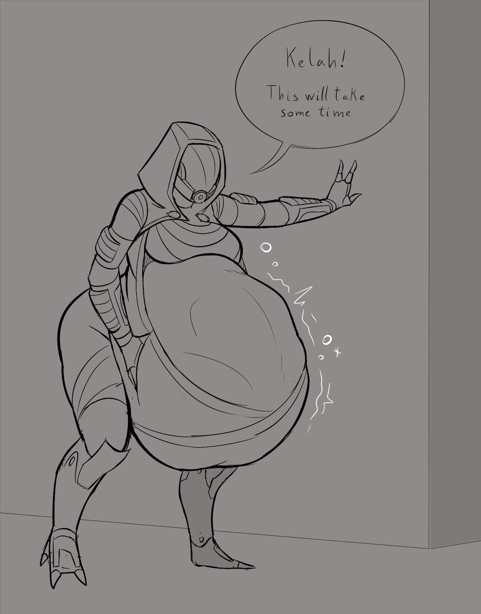 CrocsScalie's tweet image. here some tali vore comm