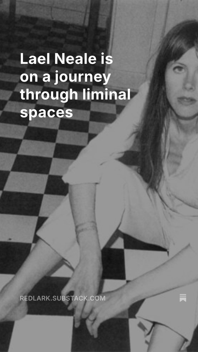 Sam_Redlark's tweet image. The grand folly of writing about music yields 800 words on the last two Lael Neale albums.
redlark.substack.com/p/lael-neale-i…