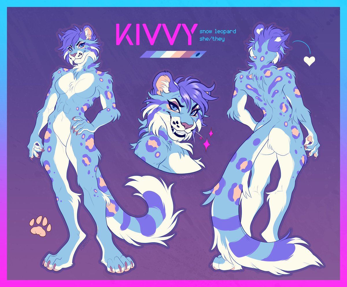 KivvyCat's tweet image. Because a couple people have asked: You can feel free to make fanart of my sona as long as its SFW!
(If NSFW DM me first!)