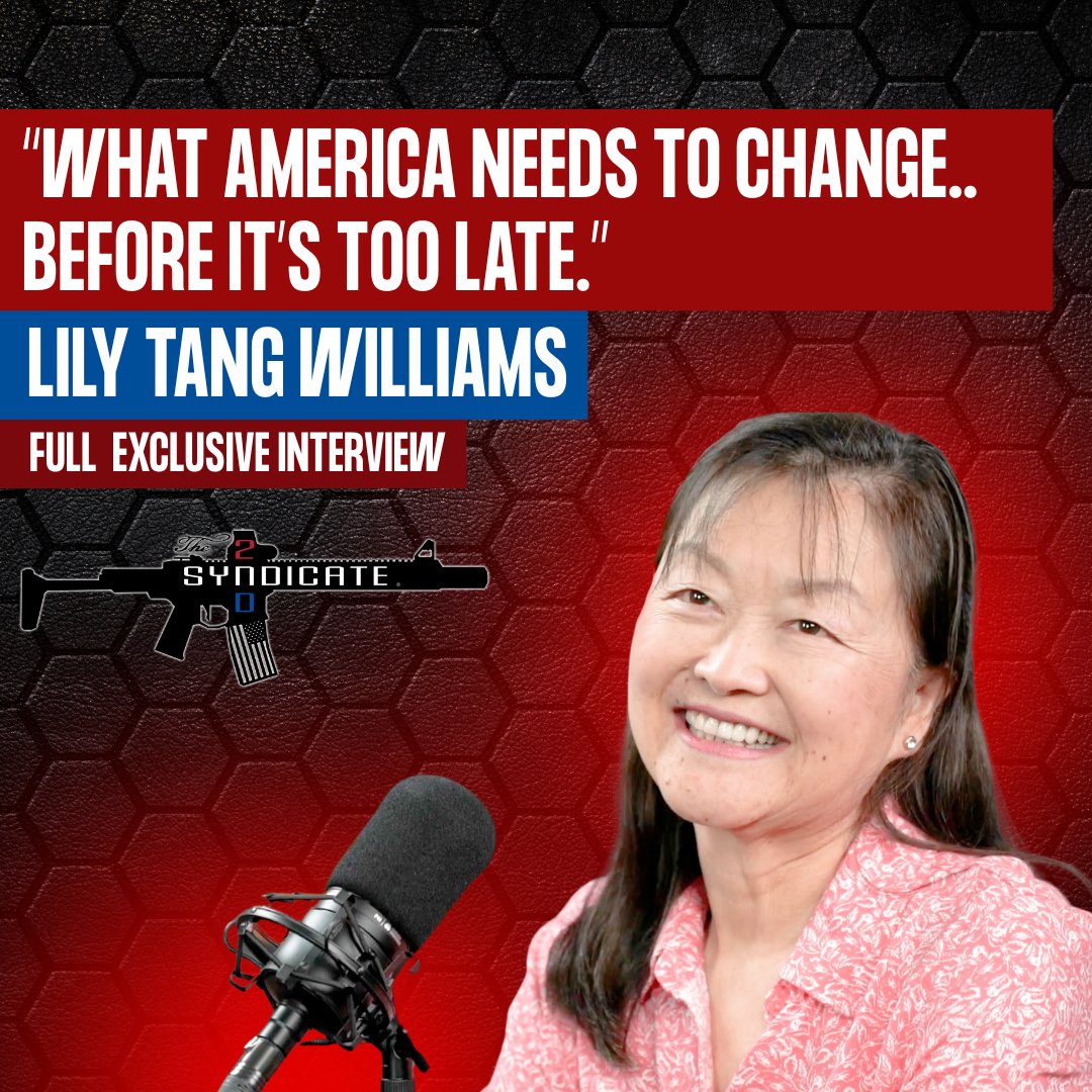 the2ndSyndicate's tweet image. We are LIVE on the 2nd Syndicate YT Channel with Lily Tang Williams for full exclusive interview with her! @Lily4liberty
youtube.com/live/wVSk4WaUt…