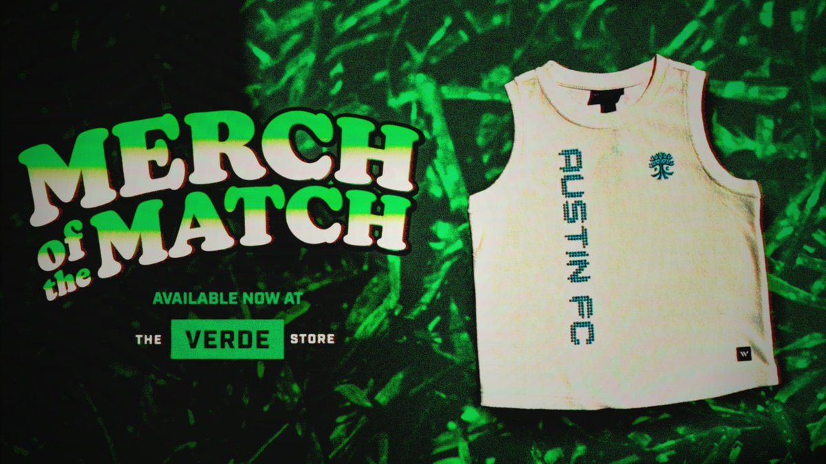 Q2Stadium's tweet image. Keep it cool, Austin. 🌵
The Austin FC Women’s Terry Cloth Tank is tonight’s Merch of the Match!
verdevan.com/collections/al…