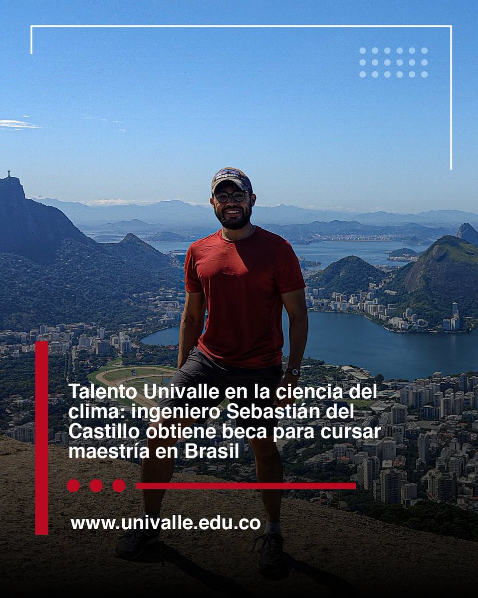 Facultad de Ingeniería Univalle (@ingenieriauv) on Twitter photo ¡Talento Univalle que trasciende fronteras!
Sebastián del Castillo, Ingeniero Sanitario y Ambiental y Tecnólogo en Ecología y Manejo de Suelos de <a href="/UnivalleCol/">Univ. del Valle</a>, fue becado por la <a href="/ufvbr/">UFV</a> para cursar una Maestría en Meteorología Aplicada.
🔗 Nota completa: ingenieriainforma.blogspot.com/2025/07/talent… ¡Talento Univalle que trasciende fronteras!
Sebastián del Castillo, Ingeniero Sanitario y Ambiental y Tecnólogo en Ecología y Manejo de Suelos de <a href="/UnivalleCol/">Univ. del Valle</a>, fue becado por la <a href="/ufvbr/">UFV</a> para cursar una Maestría en Meteorología Aplicada.
🔗 Nota completa: ingenieriainforma.blogspot.com/2025/07/talent…