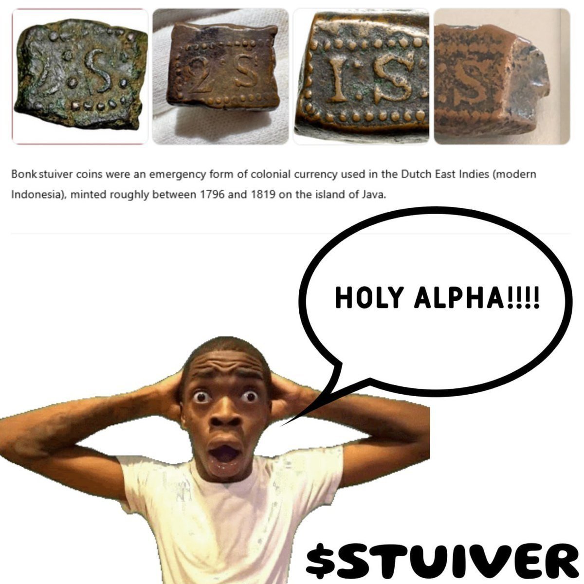manhattancoiner's tweet image. Accumulate your stuivers guys!