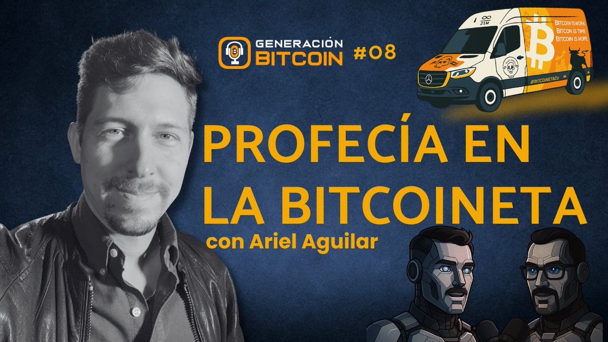 GeneracionBTC's tweet image. 🔥 &quot;Bitcoin es un bien finito capaz de absorber infinito valor&quot;, nos dice @arielaguilar, autor de Profecía Bitcoin y cofundador de #BitcoinetaEU.

Acompañanos a descubrir su historia bitcoiner en este nuevo episodio de #GeneraciónBitcoin

🔗Miralo acá --&amp;gt; youtube.com/watch?v=cebT5r…
